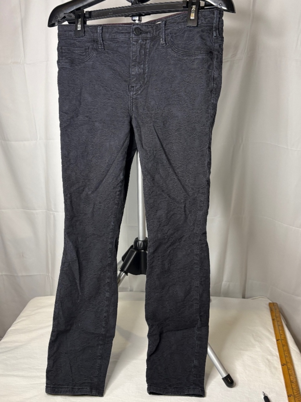 Pilcro and the Letterpress Serif Womens 31 Jacquard Skinny Textured Stretch Jean